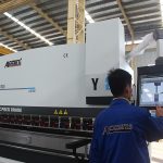 control de la pantalla tàctil CNC màquina de fre de premsa 6 eixos 220T 4000MM motor de potència Siemens