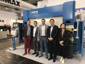 Accurl va participar a l'Exposició Hannover International Machine Tool a Alemanya el 2017